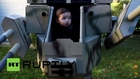 USA: Robo-tot! Check out this SEVEN-FOOT Halloween costume