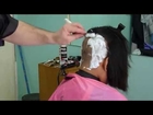 Video Women long hair get shaved with Razor nape shave for cancer