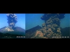 4/30/2016 -- Sudden large volcanic blast in South Japan ( Kyushu ) at Mt. Sakurajima