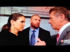 Felipe tv - WWE RAW 1/12, Vince McMahon, Triple H & Stephan