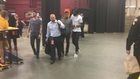 Lowry takes photos with Cavs fans after Game 5 loss