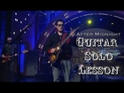 John Mayer Trio - After Midnight (Live @ Late Night) Guitar Solo Lesson