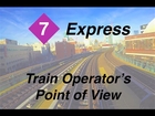 ⁴ᴷ NYC Subway Train Operator's Point of View - The Manhattan-Bound 7 Express Line
