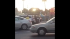 Black-Mexican fight in SoCal mall parking lot