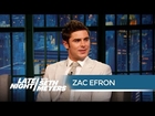 Zac Efron on Starring in the Baywatch Reboot - Late Night with Seth Meyers