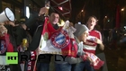 Germany: FC Bayern Munich fans go crazy after winning Bundesliga