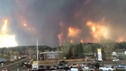 Time-lapse video shows raging Canada wildfire