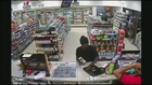 Armed Robber Wasting Time On Coins