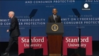 Obama urges tech firms to cooperate in tackling cybersecurity threats
