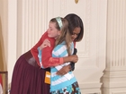 Girl Gives Jobless Dad’s Resume to First Lady