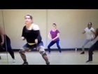 Tyga group dance fitness class - Set it up