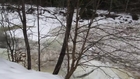 A damn burst further up the river Ammonoosuc River