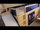 IKEA Hack - Kura Bed with slide and secret room