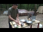 Cooking With Troy Fresh Garden Meal On The SilverFire Hunter Biomass Stove