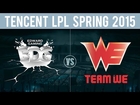 EDG vs WE, Game 5 | LPL Spring 2015 Playoffs - Quarterfinal | EDward Gaming vs Team WE