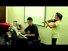 Check out About Music - A Singapore music school that offers piano, guitar, violin and drum lessons