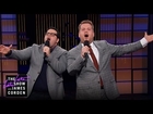 Josh Gad Sings His Way Into James Corden's Monologue