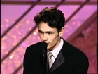 James Franco Wins Best Actor TV Movie - Golden Globes 2002