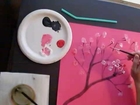 Japanese Cherry Blossoms Painting