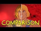 He-Man Live Action Intro - Homemade Side by Side Comparison
