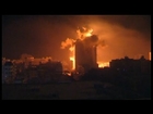DRAMATIC FOOTAGE: Israeli airstrike hits building in central Gaza