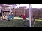 6 year old prepping for American Ninja Warrior