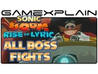 Sonic Boom: Rise of Lyric - All Boss Battles (Wii U)