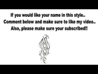 Hidden Tribal Name Tattoo Design Giveaway   Vertical Names Only!