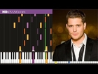 How to play Michael Buble All of me   Piano tutotial  50% speed