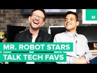 'Mr. Robot' Stars Christian Slater and Rami Malek Are Techies at Heart