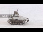 Russia: Machine gun wielding military robot shows off its capabilities in Alabino