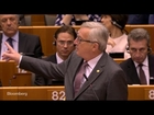 EU's Juncker Blasts Ukip's Farage: 'Why Are You Here?'