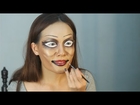 Annabelle Doll the Halloween Makeup tutorial  2014 安娜貝爾 萬聖節彩妝