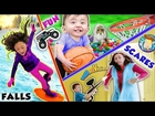 FUNNY SCARES, FAILS & FALLS! Ball Pit Grandpa. Snow Day. Monster Trucks (FUNnel Vision Compilation)