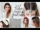 DIY: Flower Crown & Head Piece! (Vanessa Hudgens GTL)