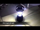 How To Use Solar Powered Bright LED Hand Crank Dynamo Camping Lantern
