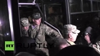 Ukraine: Suspicious protesters block military bus in Donetsk