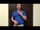 Chin tuck stretch for neck trigger point pain - neck exercise for neck pain relief