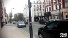 Lamborghini Aventador takes off in London crash