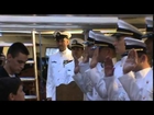 Michael Cook Maritime Academy Navy Commissioning and speech on uss constitution 2