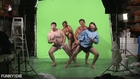 A bunch of half-naked dudes in front of a green screen | The BOAS Comedy | outtakes and...