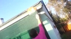 Well Trained Cat Climbs Down From Roof via Owners Arm