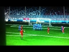 Psp FIFA 12 free kick in slow motion with different angles