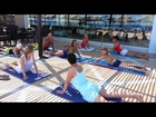 Yoga Stretching at Avra Beach Resort