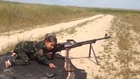 6 year old  girl shooting with machine gun in Iran