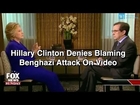 Hillary Clinton Denies Blaming Benghazi Attack On Video