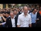 Prince William's whirlwind trip to Vietnam in photos