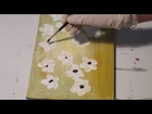 Tanja Bell How to Paint Wildflowers White Daisies Painting Technique Tutorial