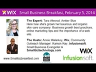 Small Business Breakfast - Amber Blue (Wix & Infusionsoft)