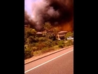 DRIVING THROUGH THE FLAMES OF THE SAN DIEGO FIRE !!!